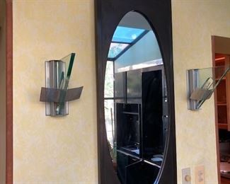 Custom 80's mirror and sconses