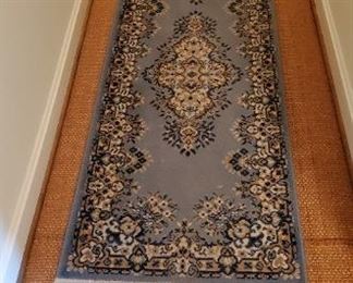 Runner 8' 9" L x 26" W (not including fringe)