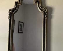 Decorative brushed Silber tone painted mirror