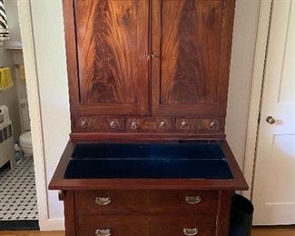 Butlers Desk with Blind Secretary Top