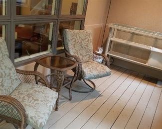 outdoor furniture (always stored inside)