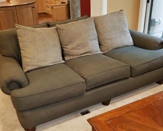 matching sofa and loveseat, sofa is 88", loveseat is 70"