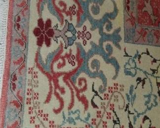 dining room rug: 150" x 111"