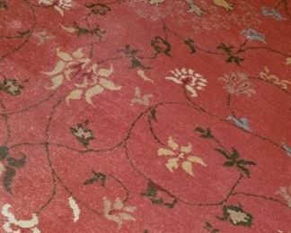 dining room rug: 150" x 111"