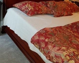 California King bed with Tempur-Pedic mattress