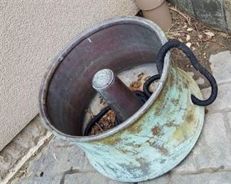 Copper hose container