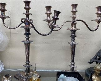 Silverplated Candelabras