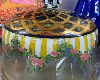 Hand Painted Cake Stand Lid