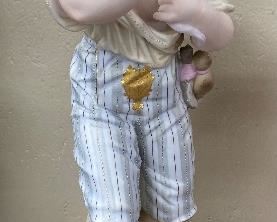 Large Antique Bisque Statue