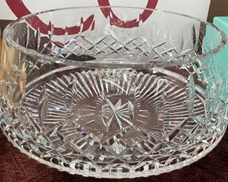 Large Cut Glass Bowl