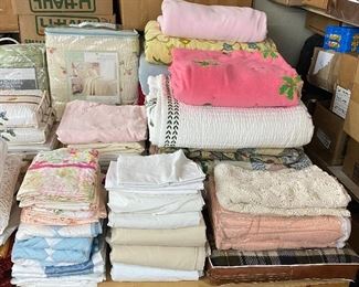 Assorted Linens, Bedding, Towels and more