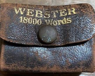 Webster Miniature Dictionary 