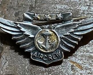 Sterling Lapel Aircrew Badge/Wing