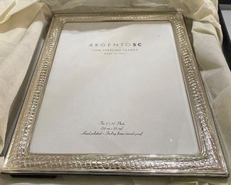 Argento Sterling Silver Picture Frame in Box