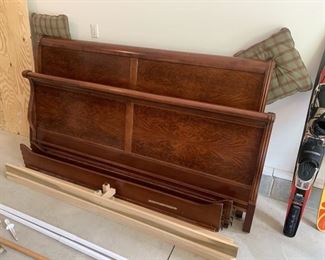 Drexel Furniture King Size Sleigh Bed.