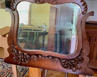Dresser mirror (only).  Can be placed atop a dresser or chest of drawers.