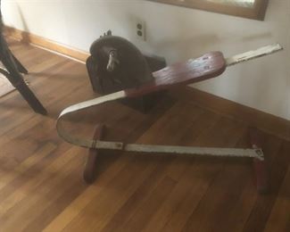 kids vintage rocking horse