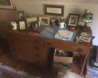 writing desk with storage