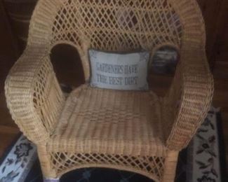 wicker chair