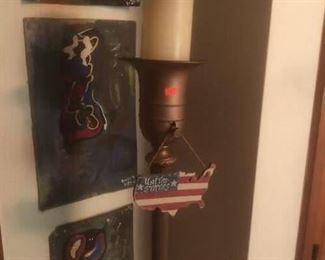 5' tall candle holder