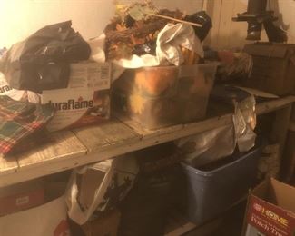 Christmas, Halloween decorations