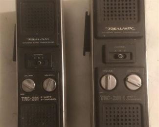vintage Realistic radio shack walkie talkies