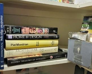 Art supplies and art books