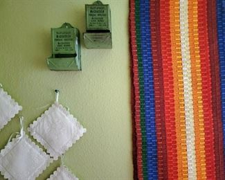 Home decor - old match holders