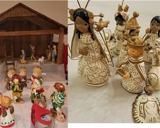 Nativity Scenes and manger