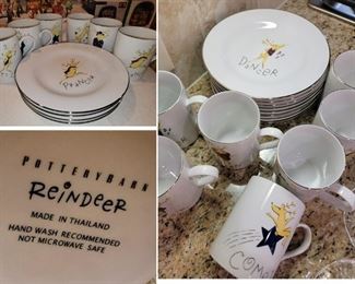 Pottery Barn Reindeer set