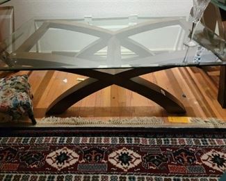 Rug and coffee table