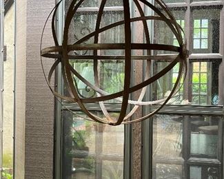 Large hanging iron pieces 