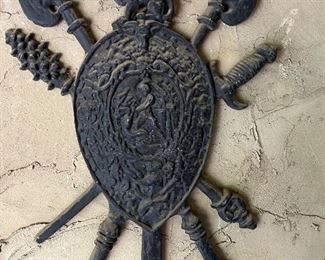 Antique iron crests