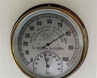 Abbeon Inc M2a4 Relative Humidity And Temperature Indicator Vintage
