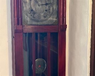 Antique early German 8 day clock