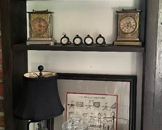 Antique carriage clock collection 