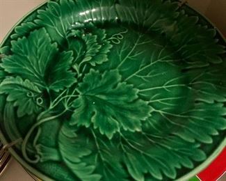 Majolica plates