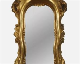 Mid Century Palmira Art Co Italian Regency Florentine Gilt Wall Mirror great size  13”x30"