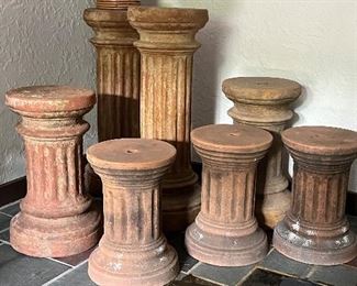 Old terra cotta columns