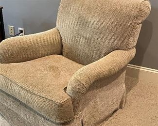 Cut velvet  down filled chairs 