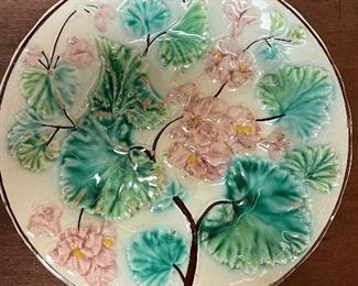 Antique majolica plate 