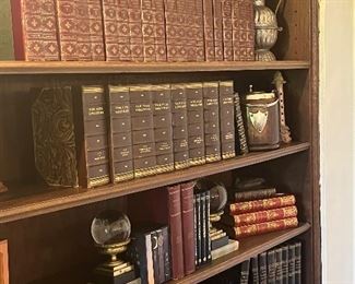 Antique leather books