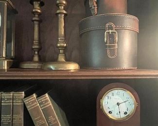 Antique 1800s brass candlesticks 