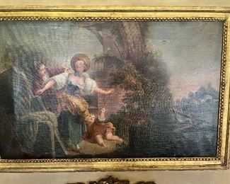 French Trumeau painting circa 1810