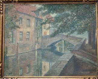 Stunning oil on canvas by Josef Quisthoudt…1883-1953