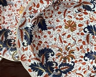 Stunning large serving bowls Copeland Imari circa 1860s
