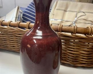 A Rare small Qing Dynasty Sang de Boeuf Vase…minimum price 
