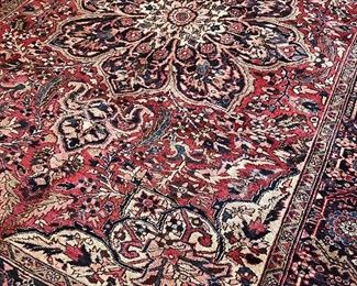 9x12 Persian Heriz with center medallion 
