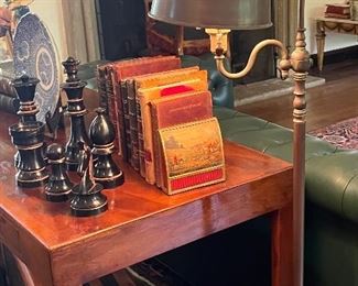 Antique brass reading lamp circa 1920