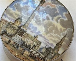 18th C ironstone Pratt Ware boxes